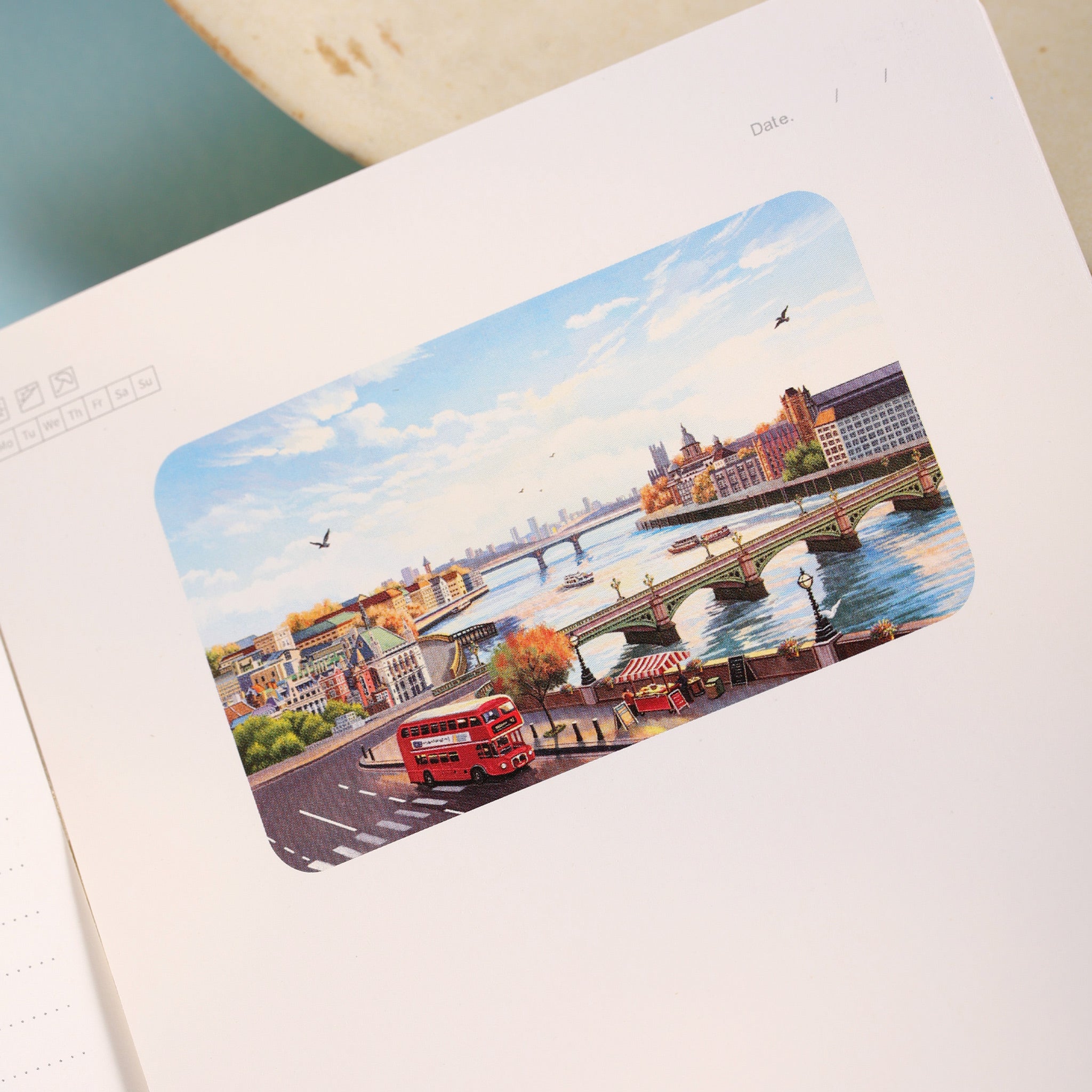 London 3D Paper Art Notebook – Travel Journal & Gift