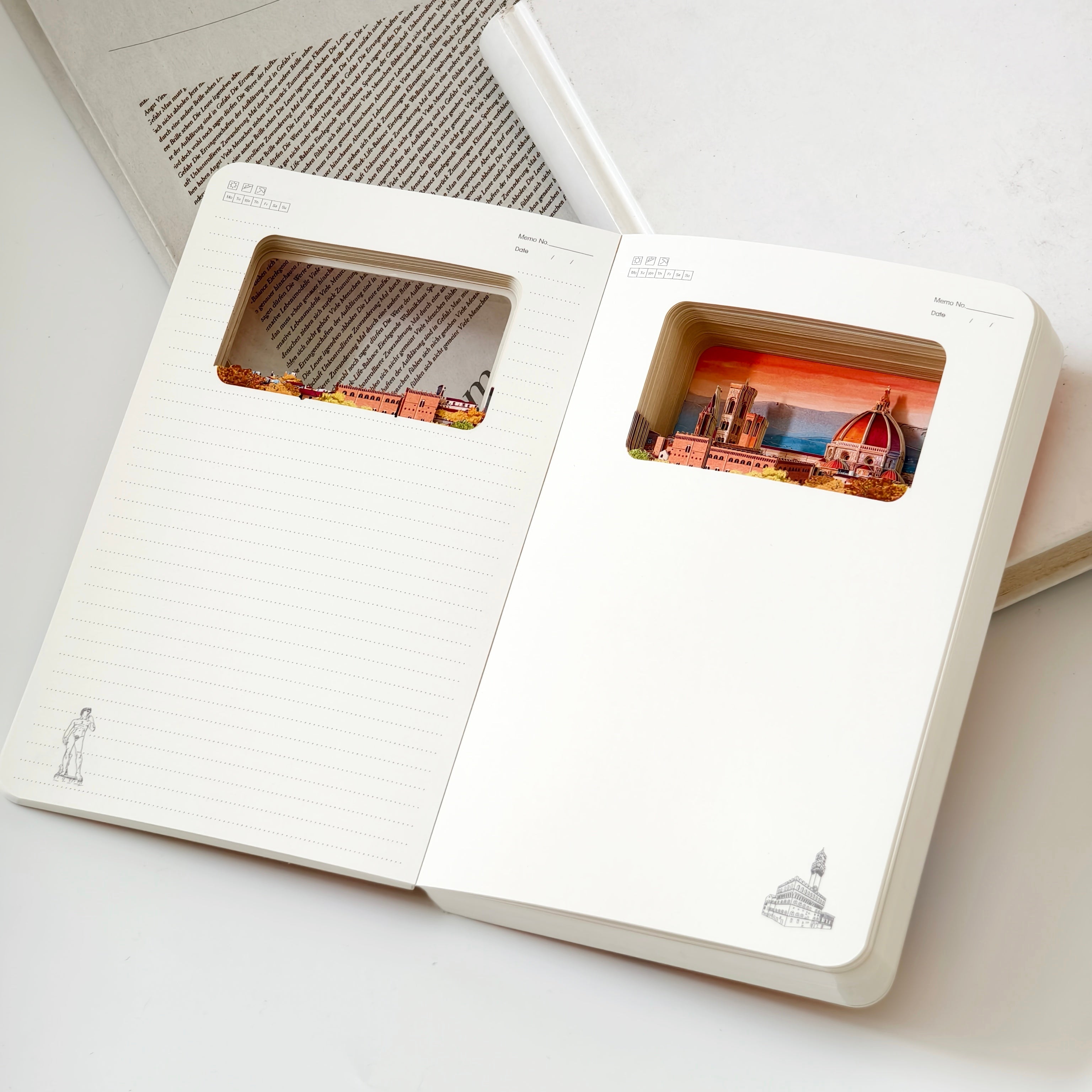 Florence 3D Paper Art Notebook