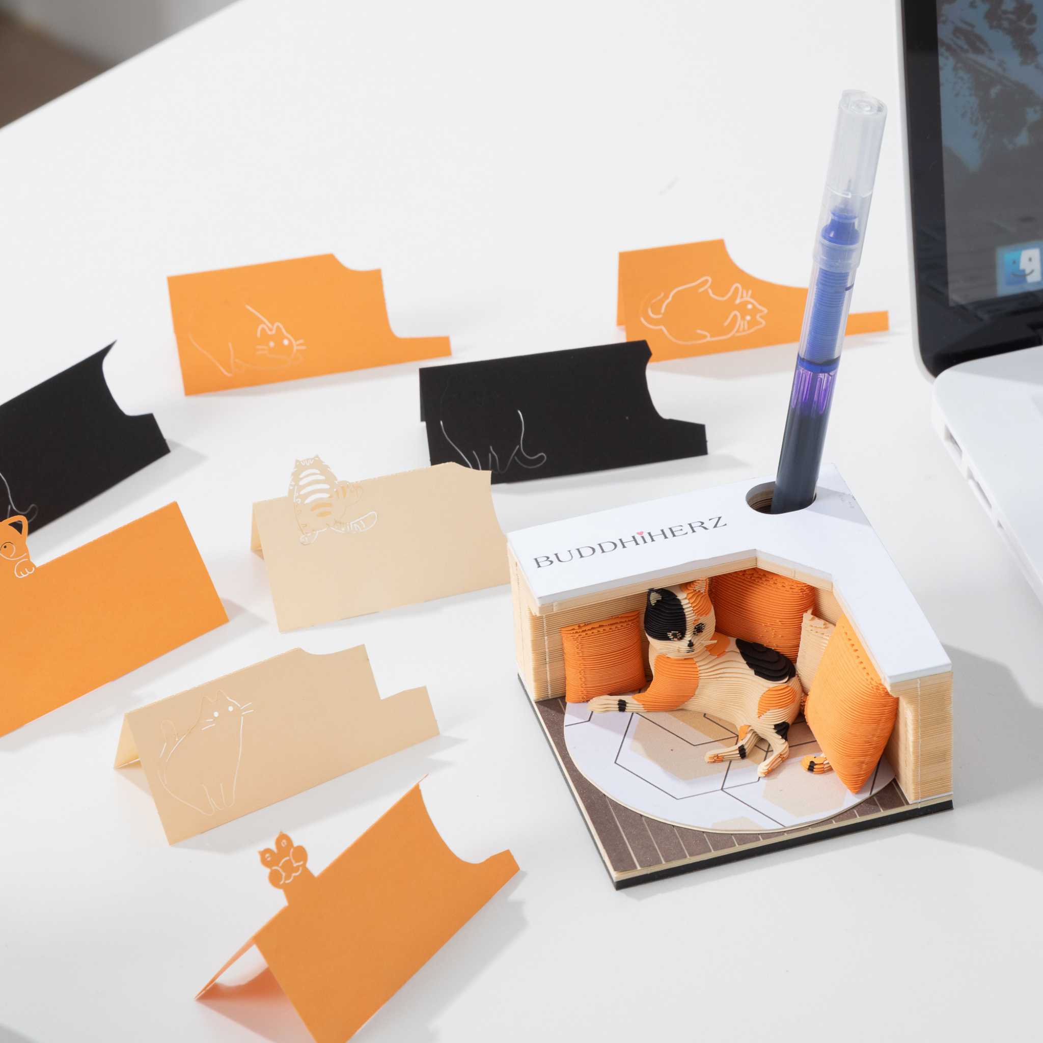 Cozy Cat 3D Memo Pad