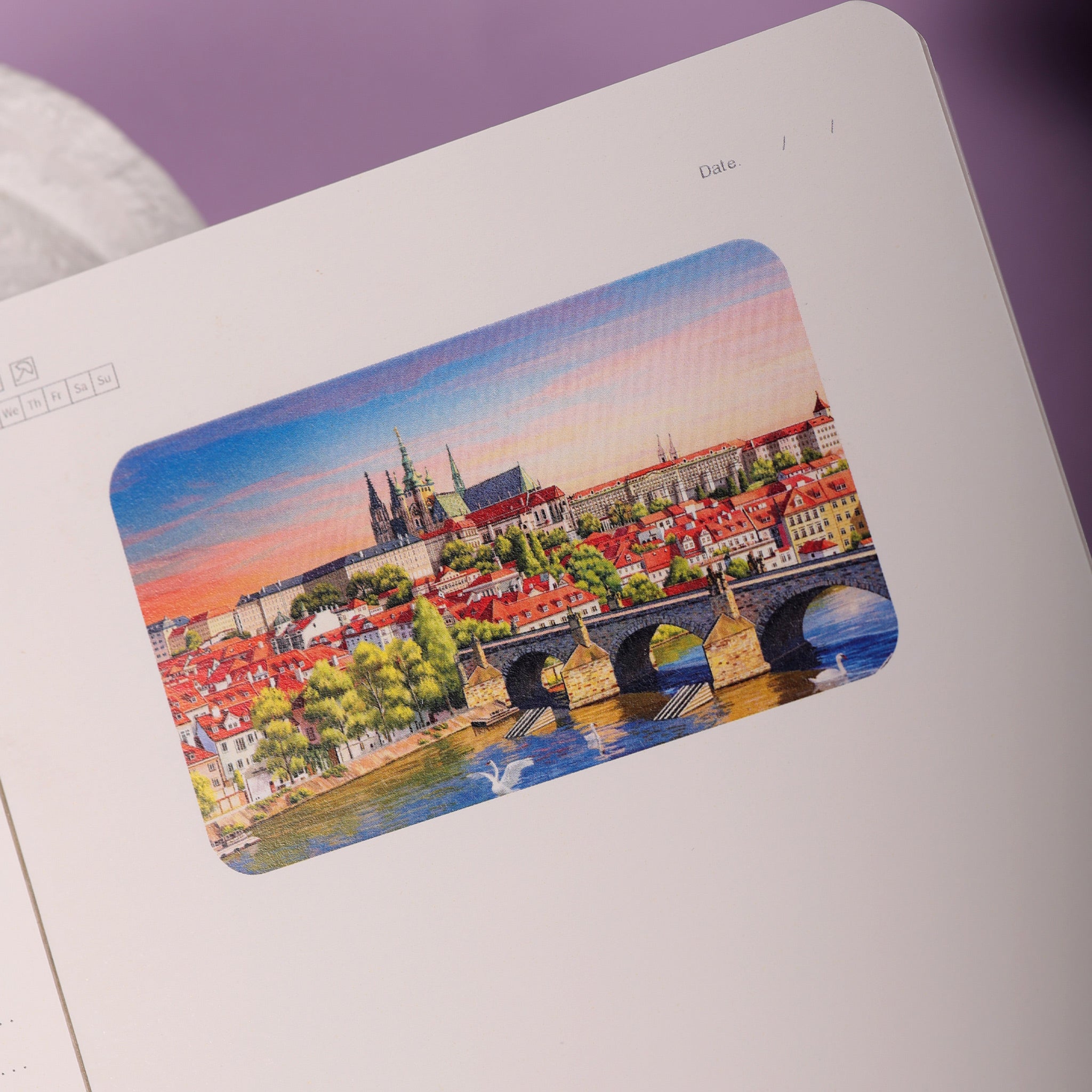 Prague 3D Paper Art Notebook