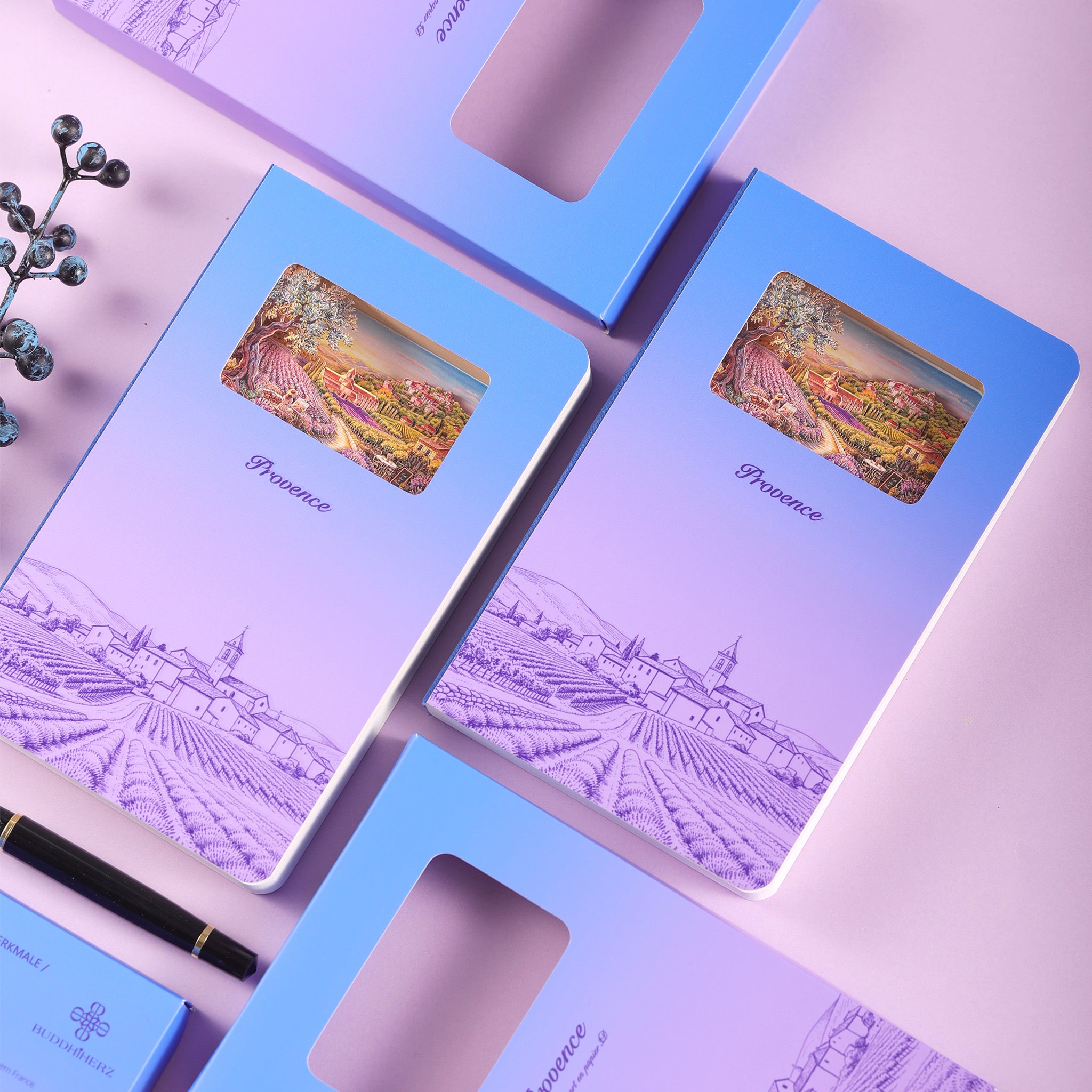Provence 3D Paper Art Notebook