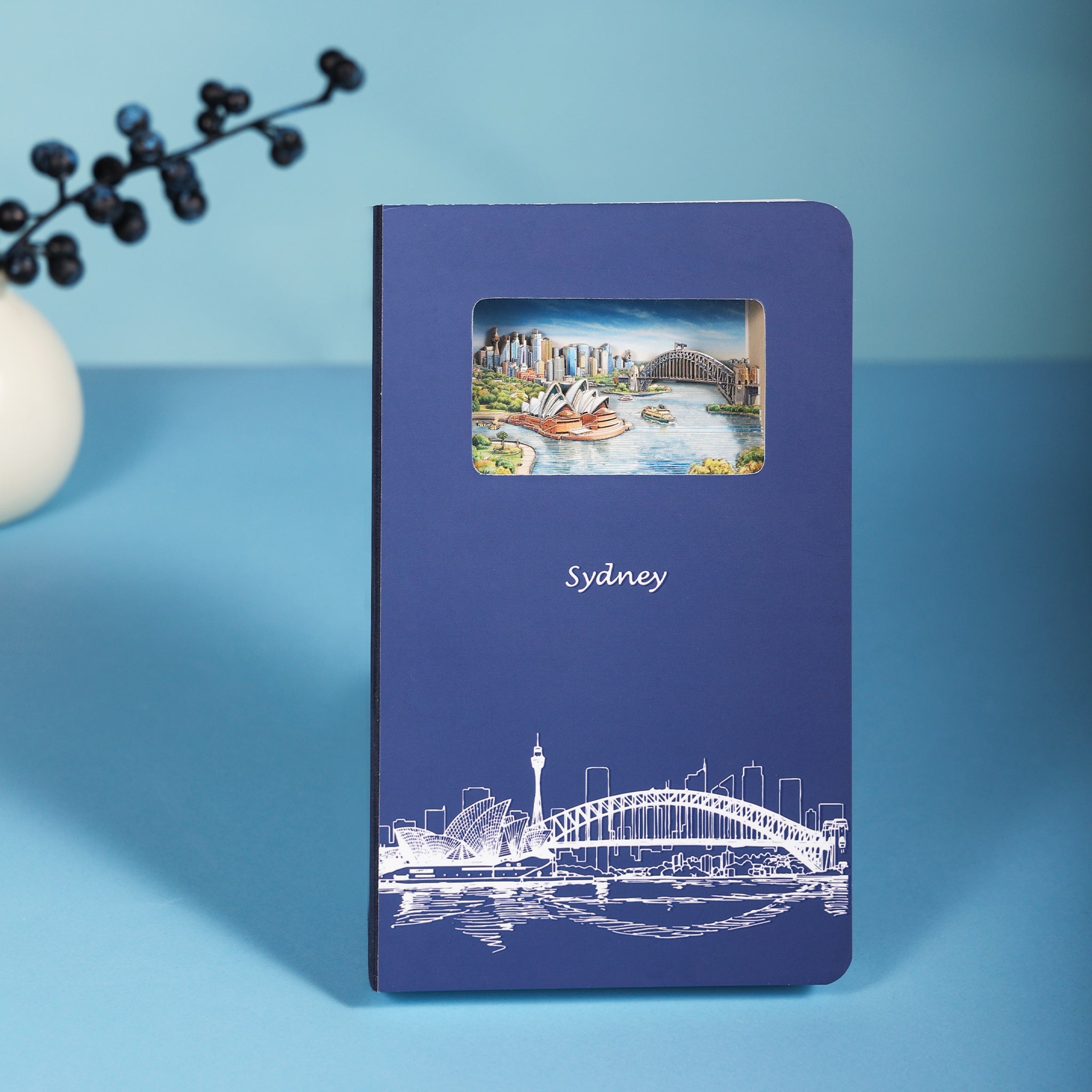 Sydney 3D Paper Art Notebook – Travel Journal & Gift