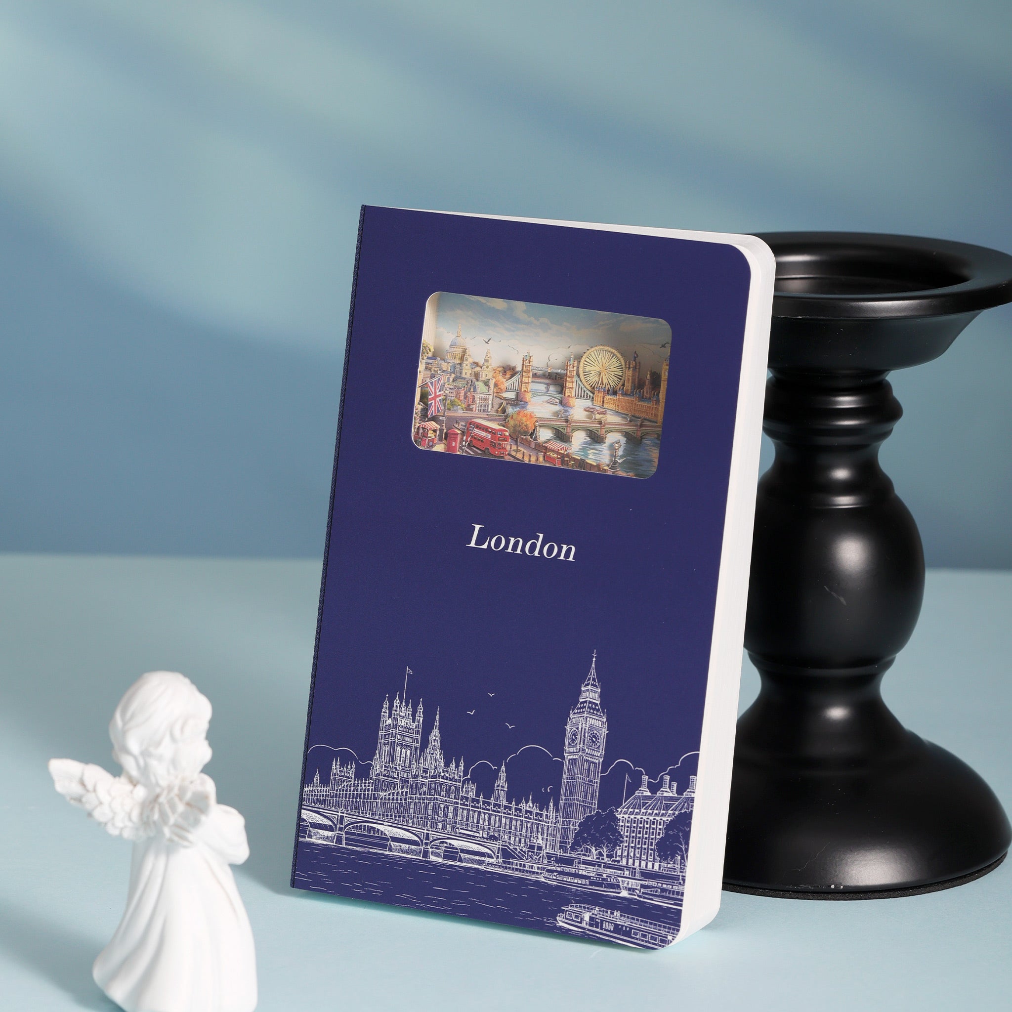 London 3D Paper Art Notebook – Travel Journal & Gift