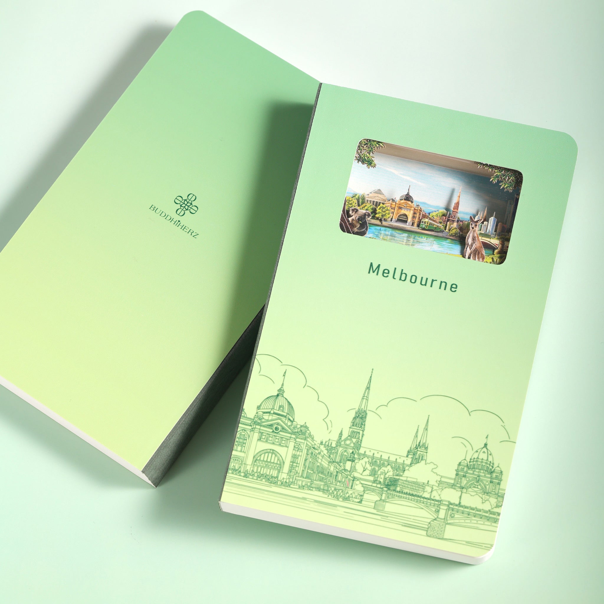 Melbourne 3D Paper Art Notebook