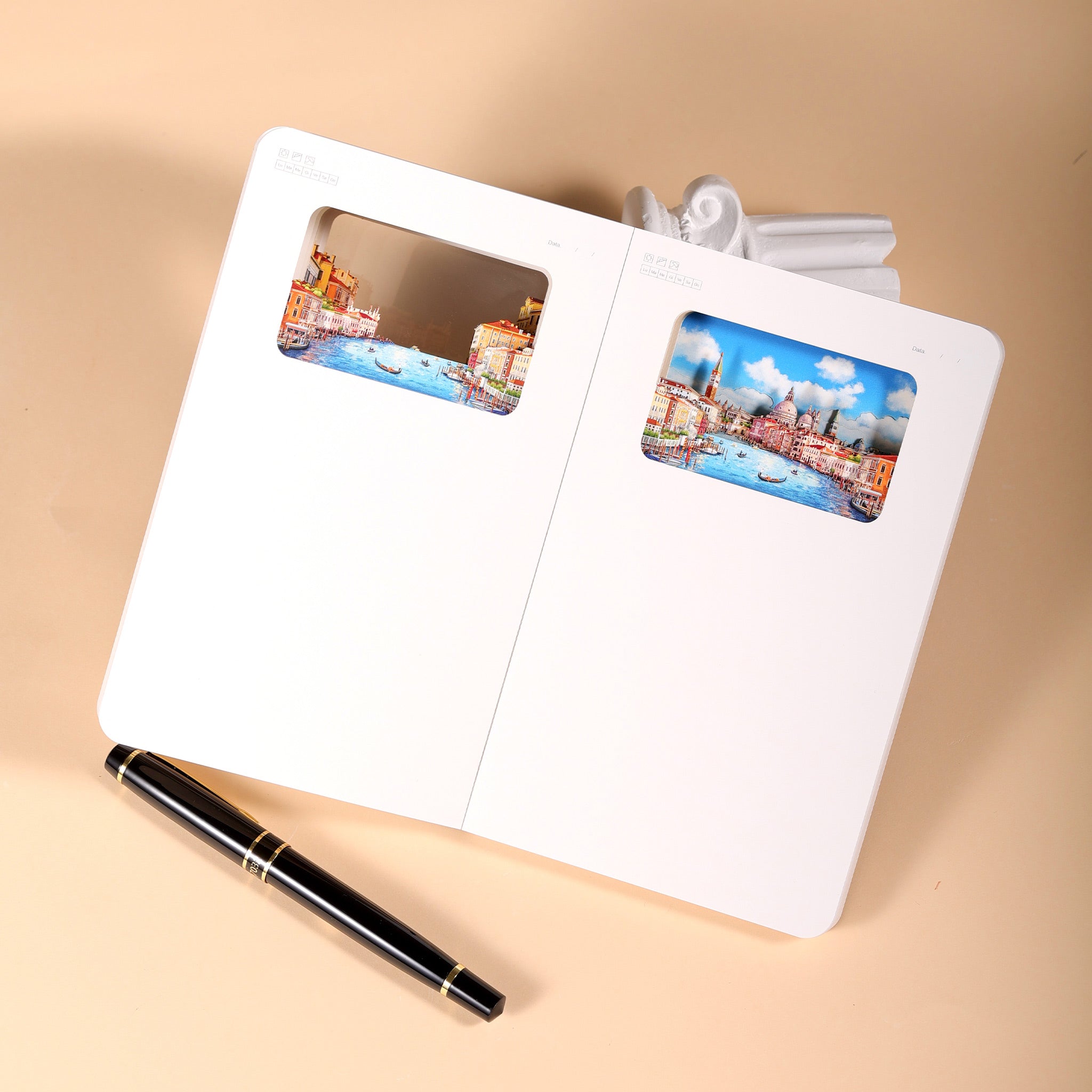 Venice 3D Paper Art Notebook – Travel Journal & Gift