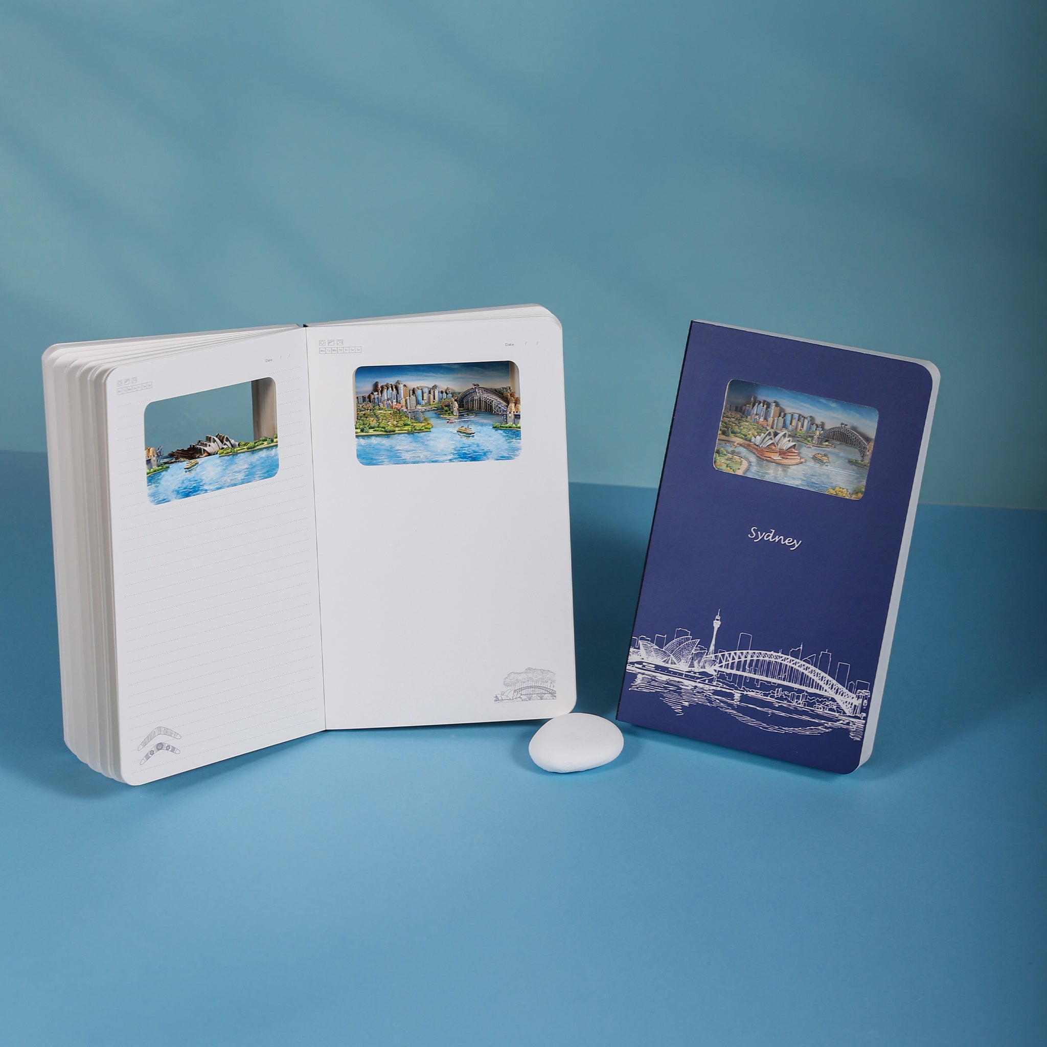 Sydney 3D Paper Art Notebook – Travel Journal & Gift