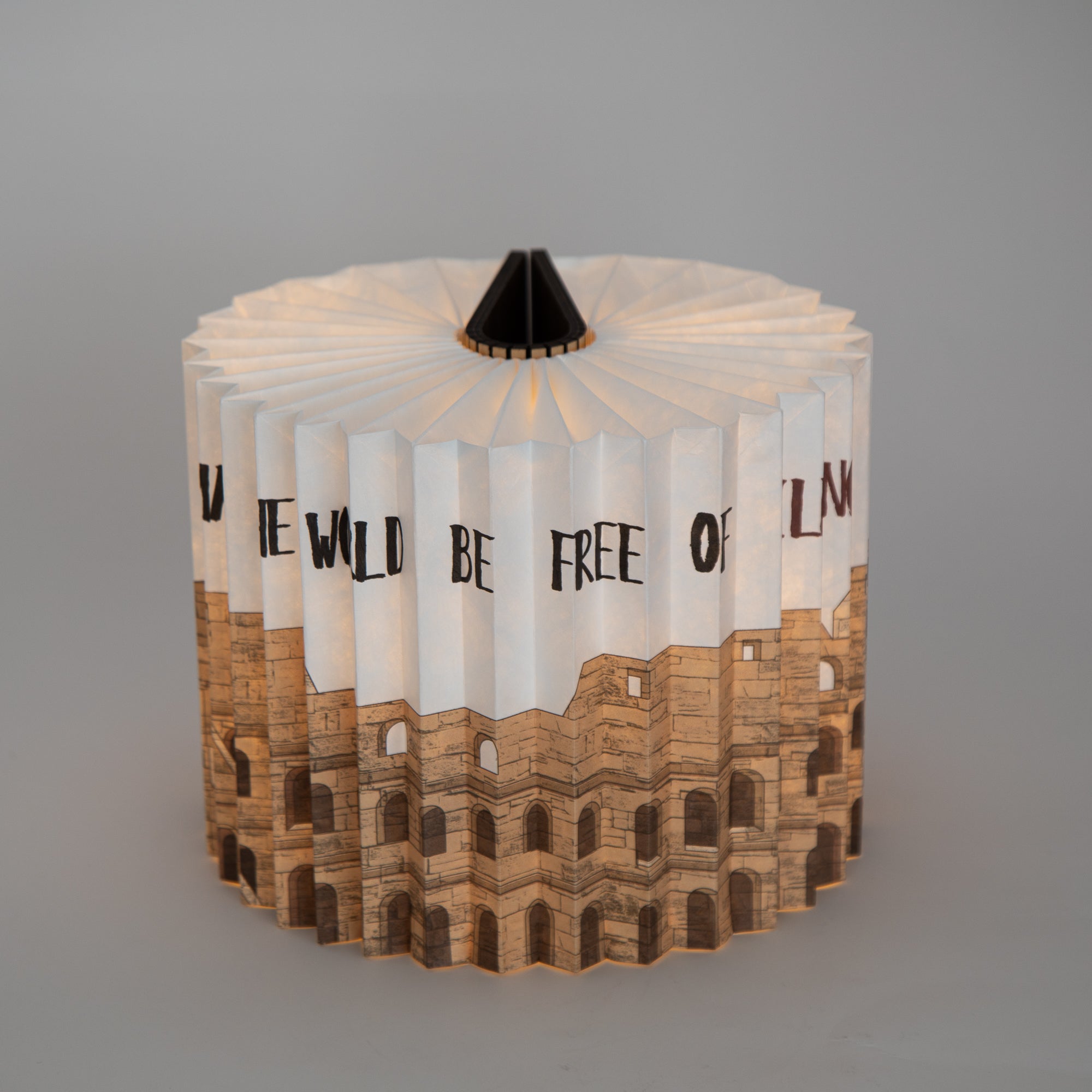 Roman Colosseum 360° Book Lamp