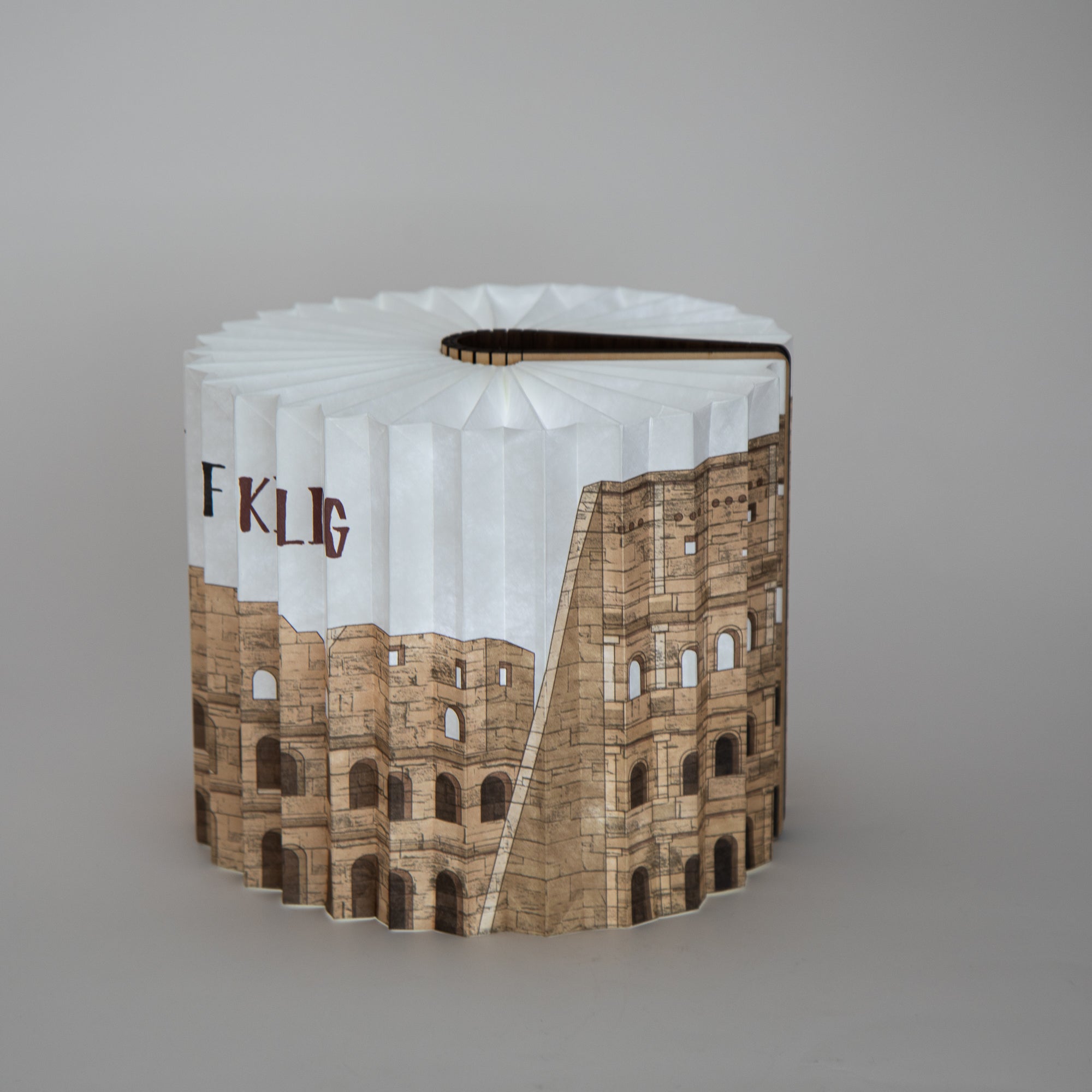 Roman Colosseum 360° Book Lamp