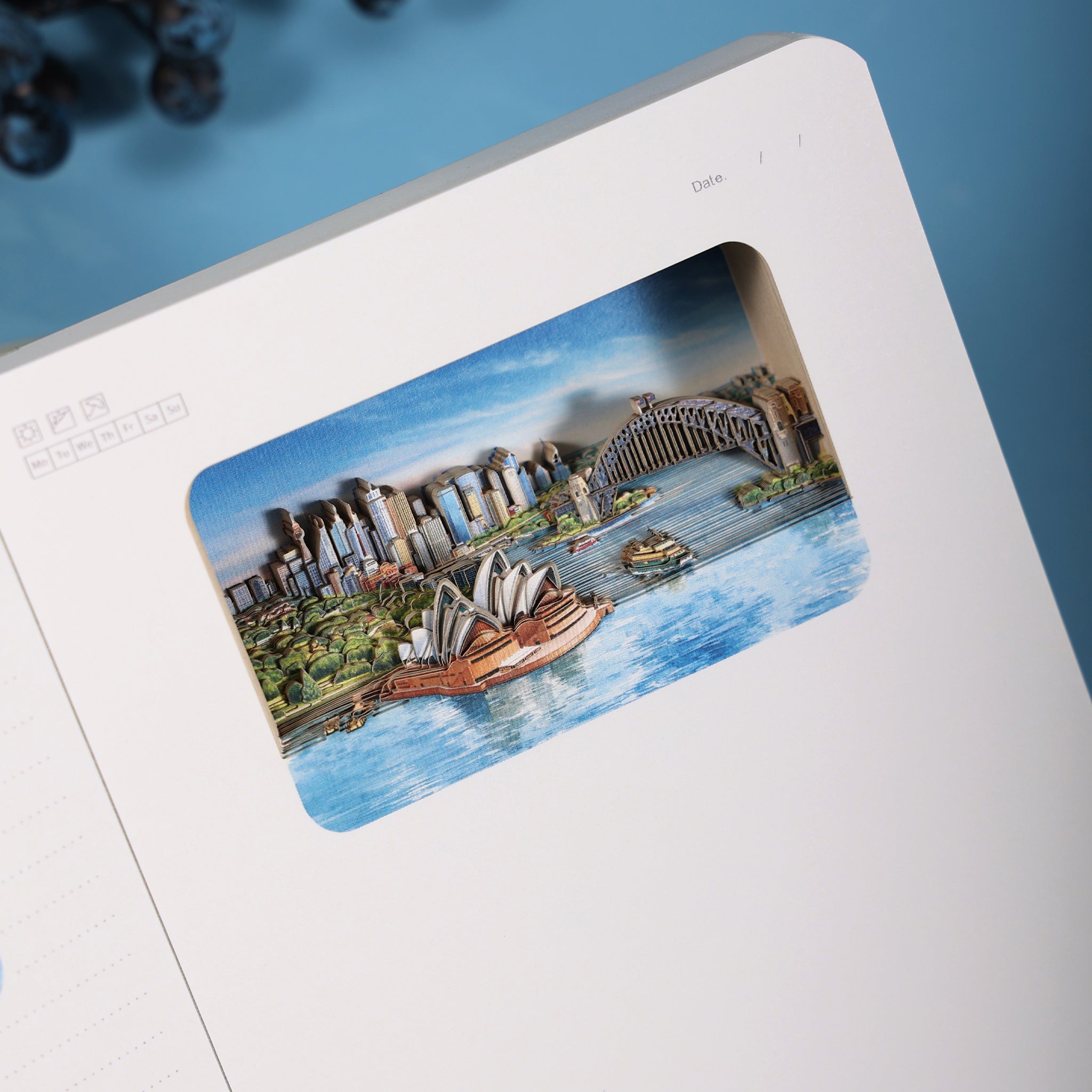 Sydney 3D Paper Art Notebook – Travel Journal & Gift