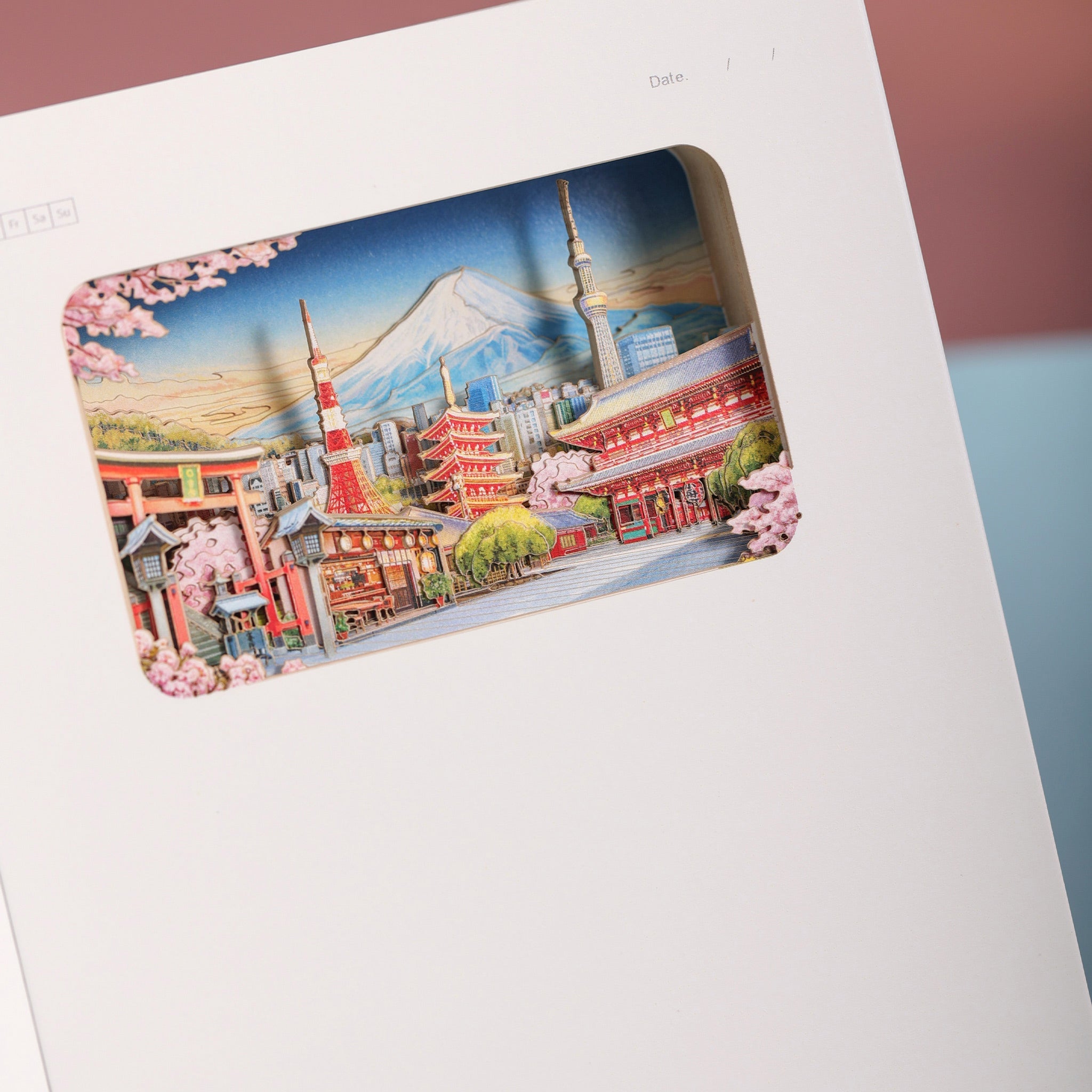 3D Notizbuch Tokyo