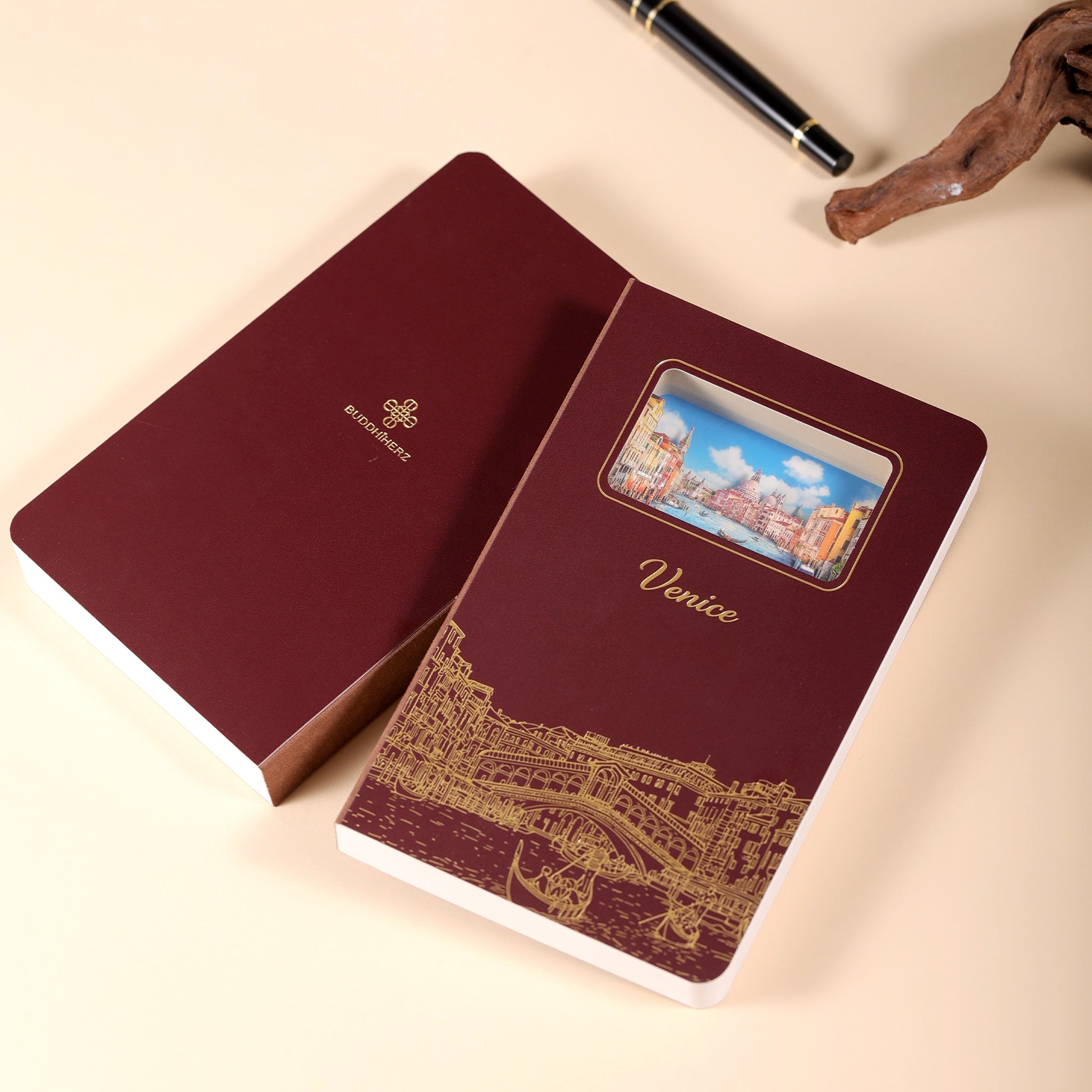 Venice 3D Paper Art Notebook – Travel Journal & Gift