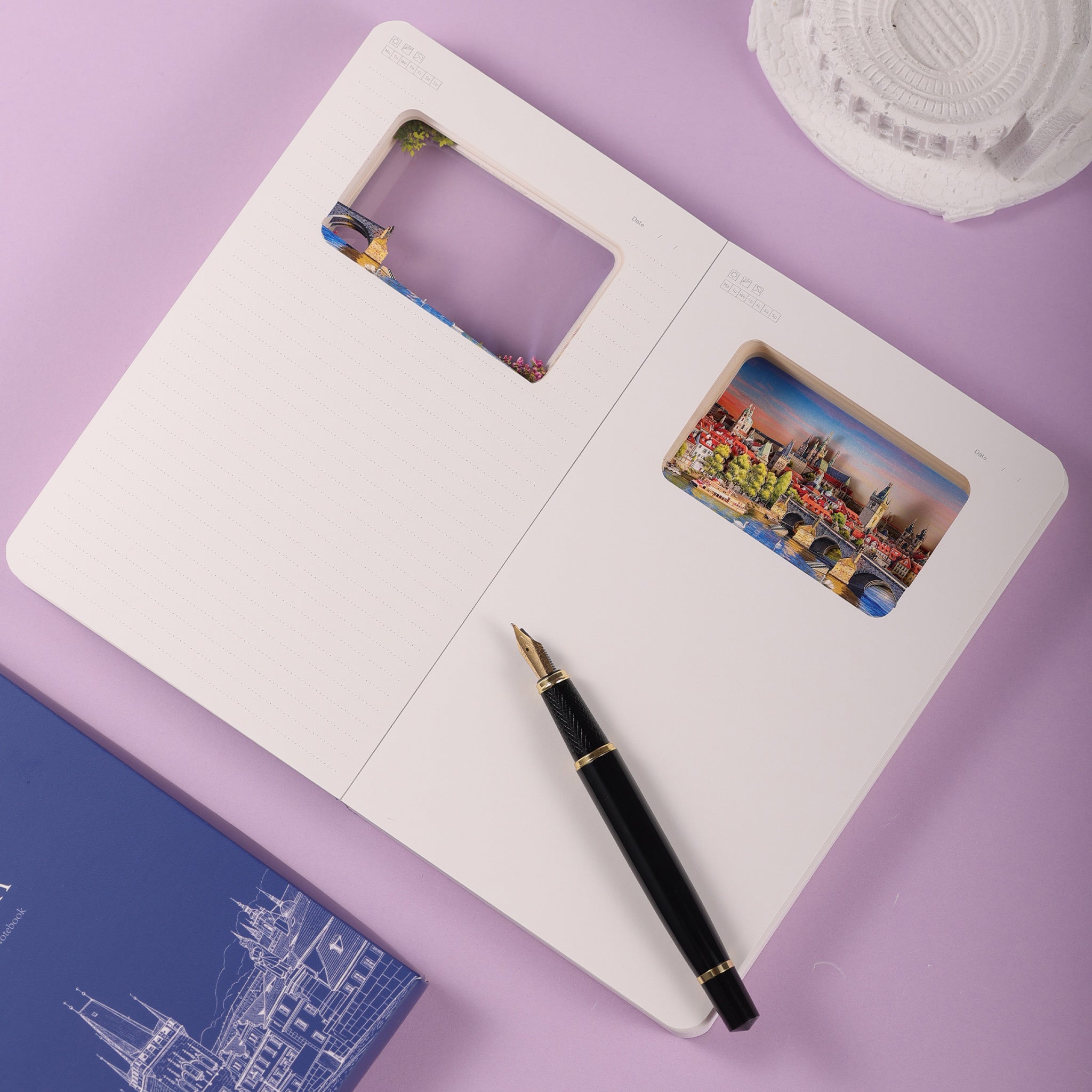 Prague 3D Paper Art Notebook