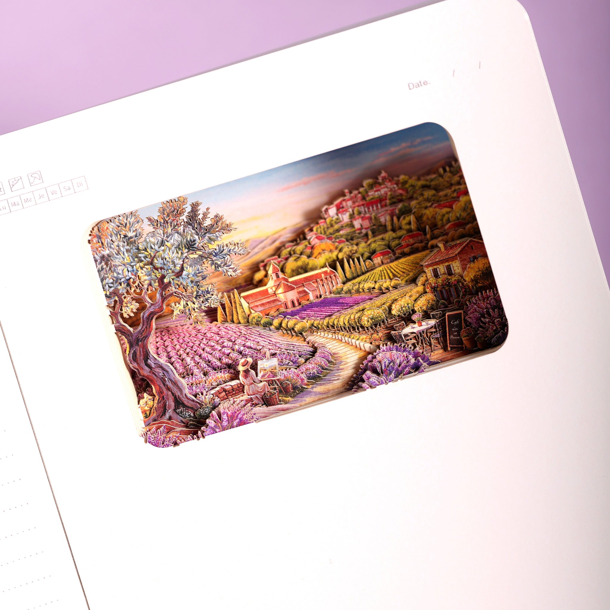 Provence 3D Paper Art Notebook