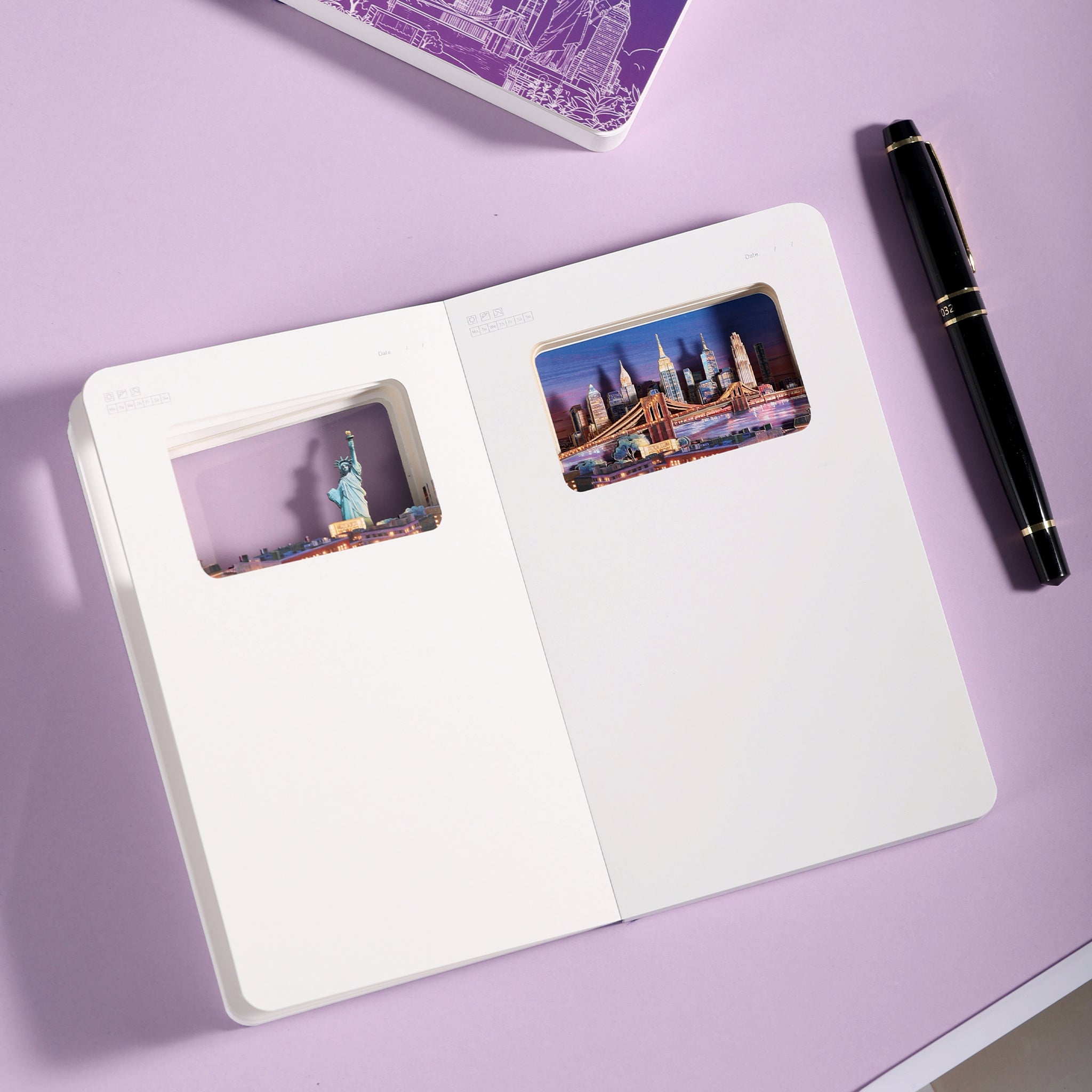 New York  3D Paper Art Notebook – Travel Journal & Gift