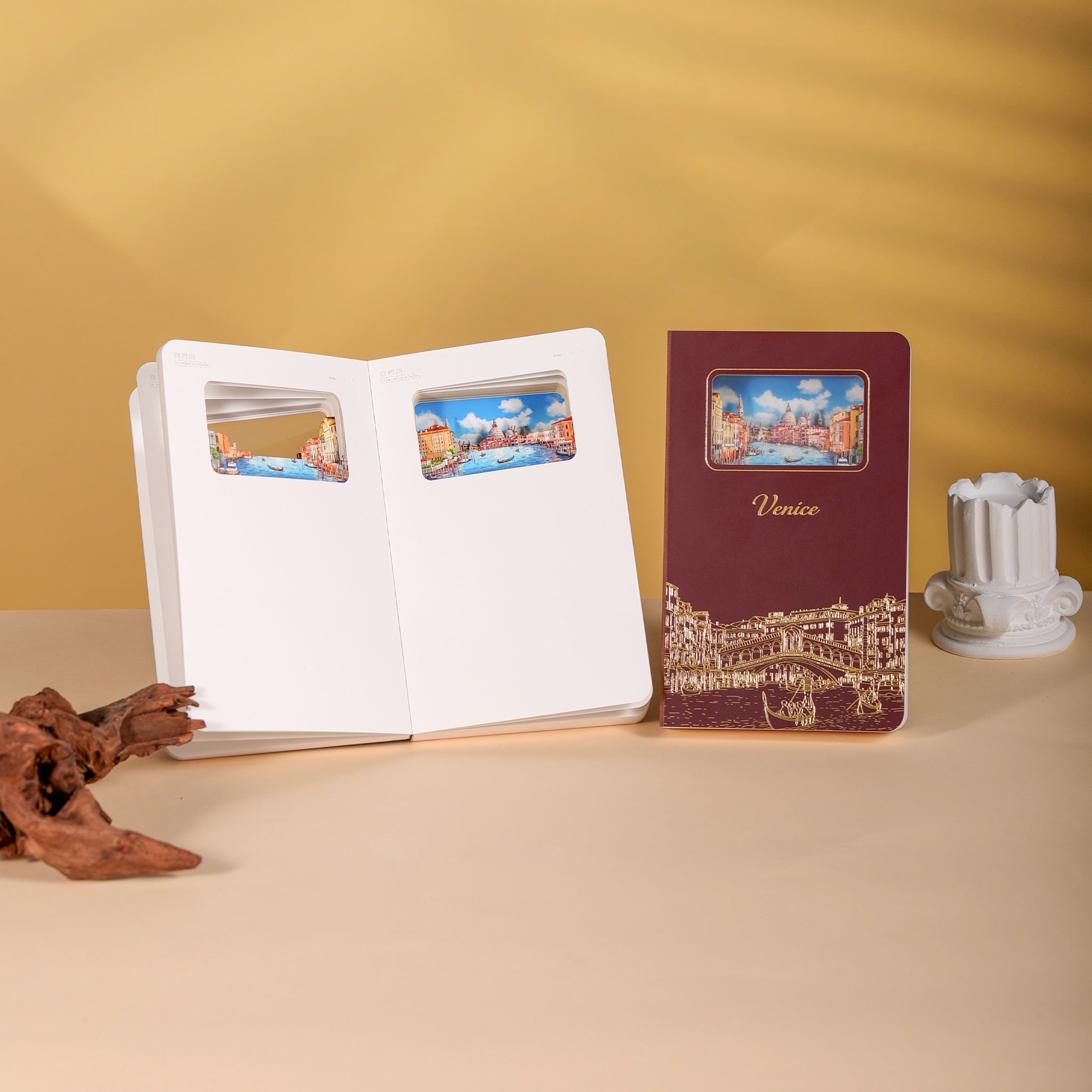 Venice 3D Paper Art Notebook – Travel Journal & Gift
