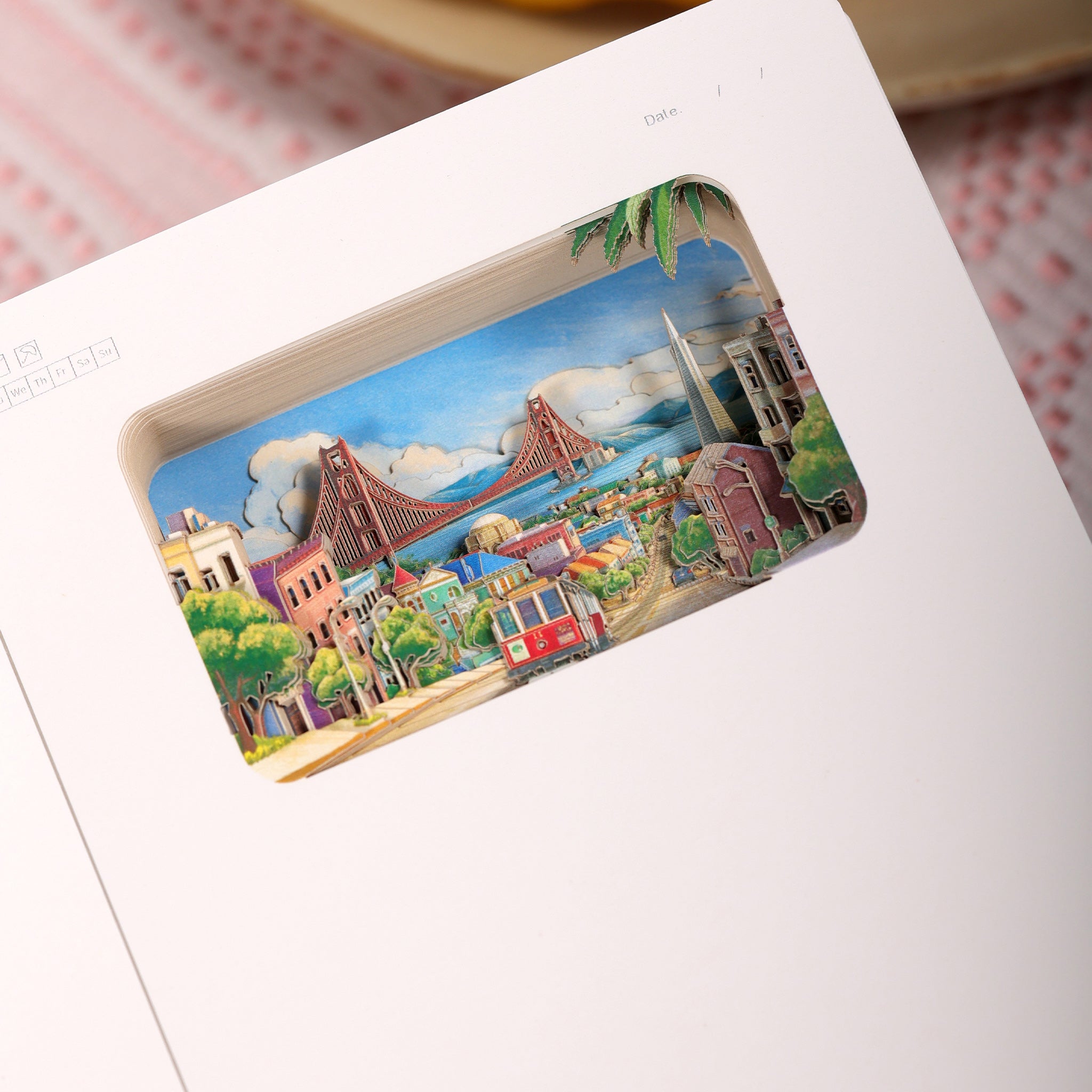 3D Paper-cut Notebook San Francisco