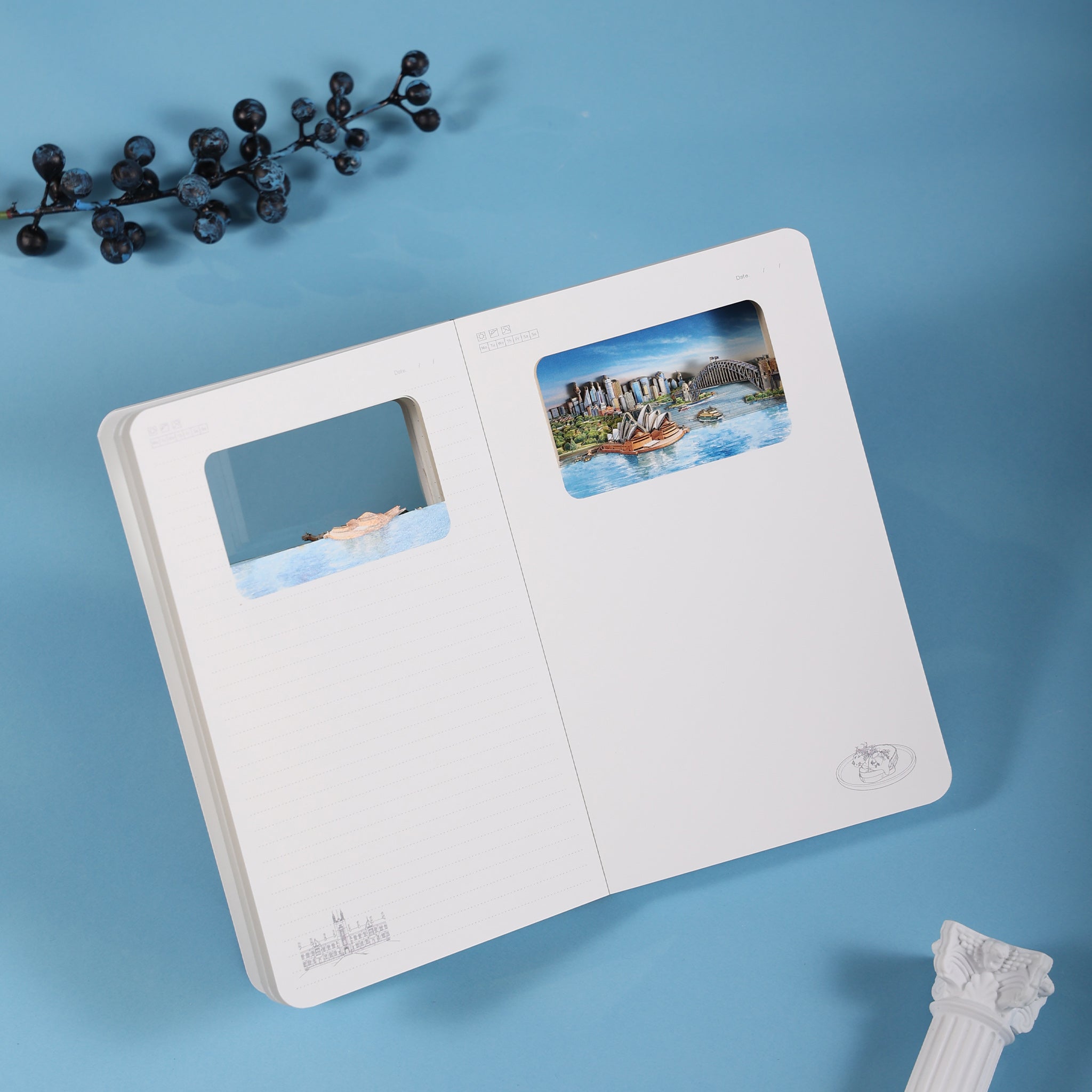 Sydney 3D Paper Art Notebook – Travel Journal & Gift