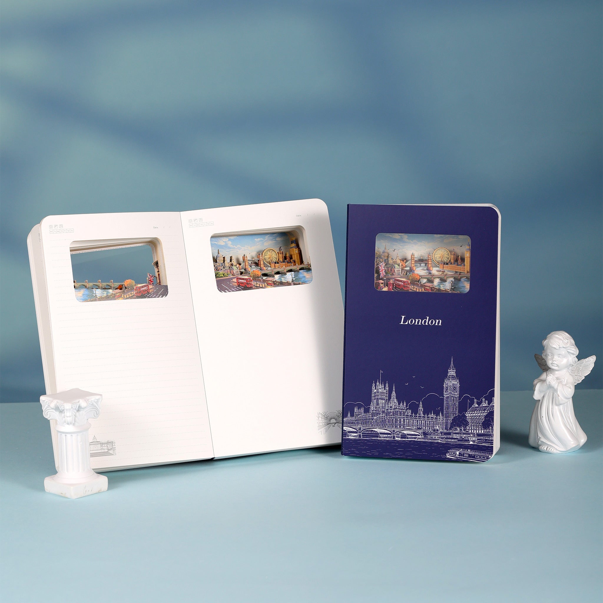 London 3D Paper Art Notebook – Travel Journal & Gift