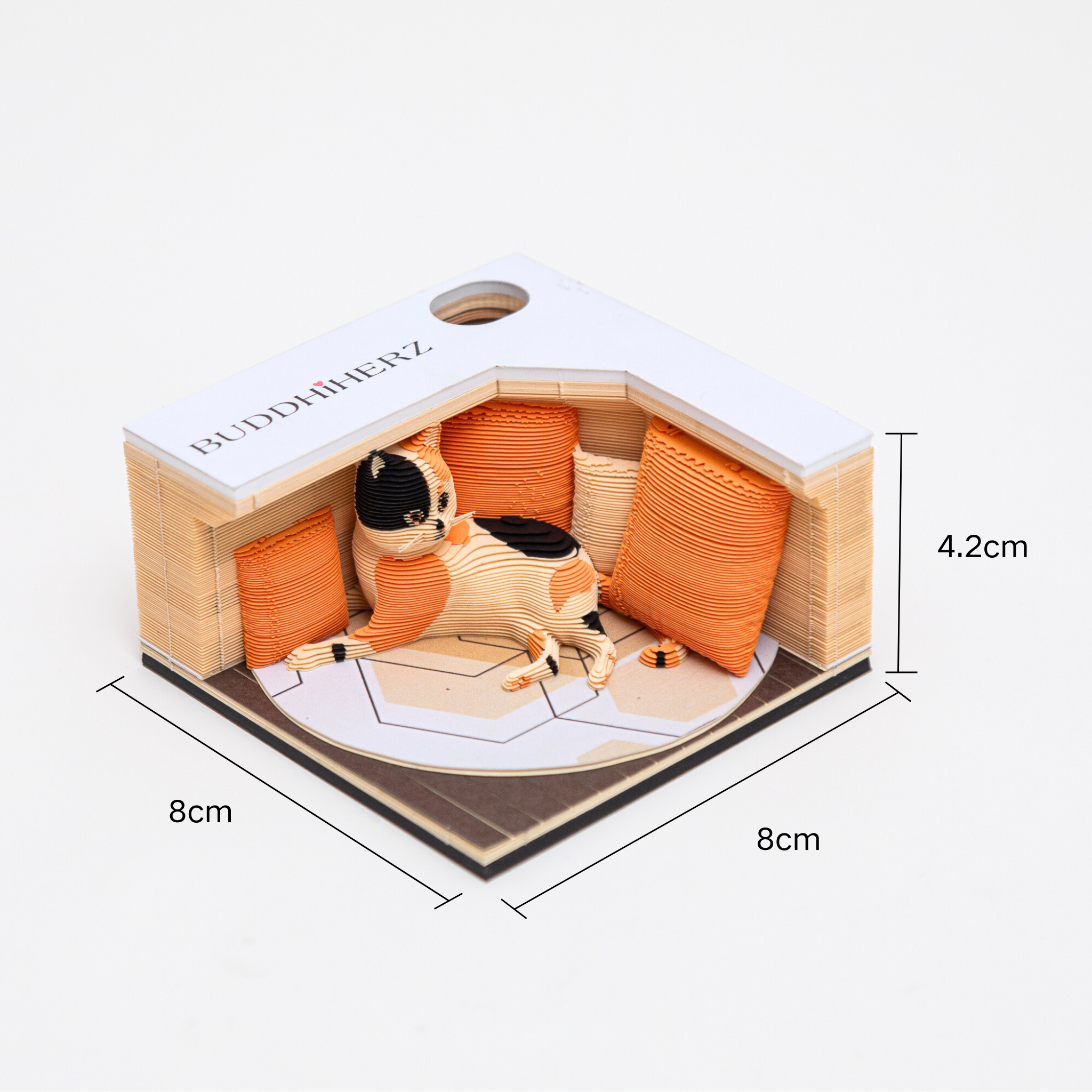 Cozy Cat 3D Memo Pad