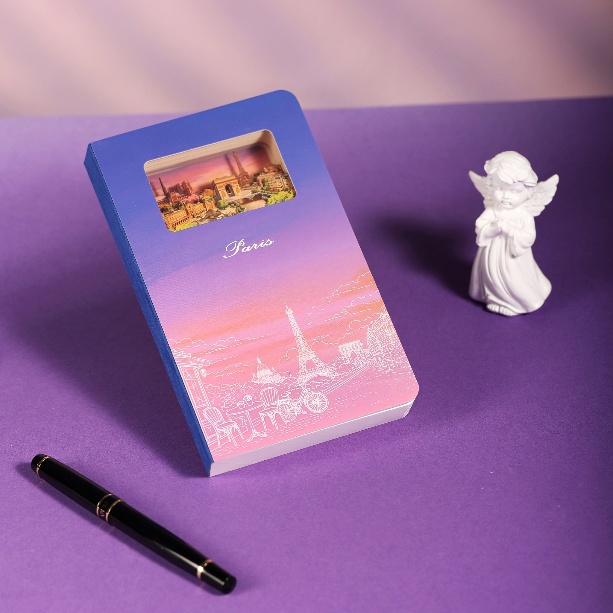 3D Notizbuch Paris