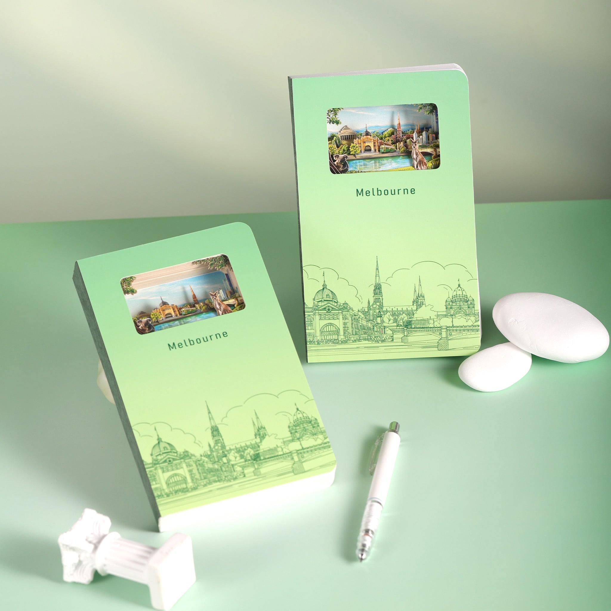 Melbourne 3D Paper Art Notebook