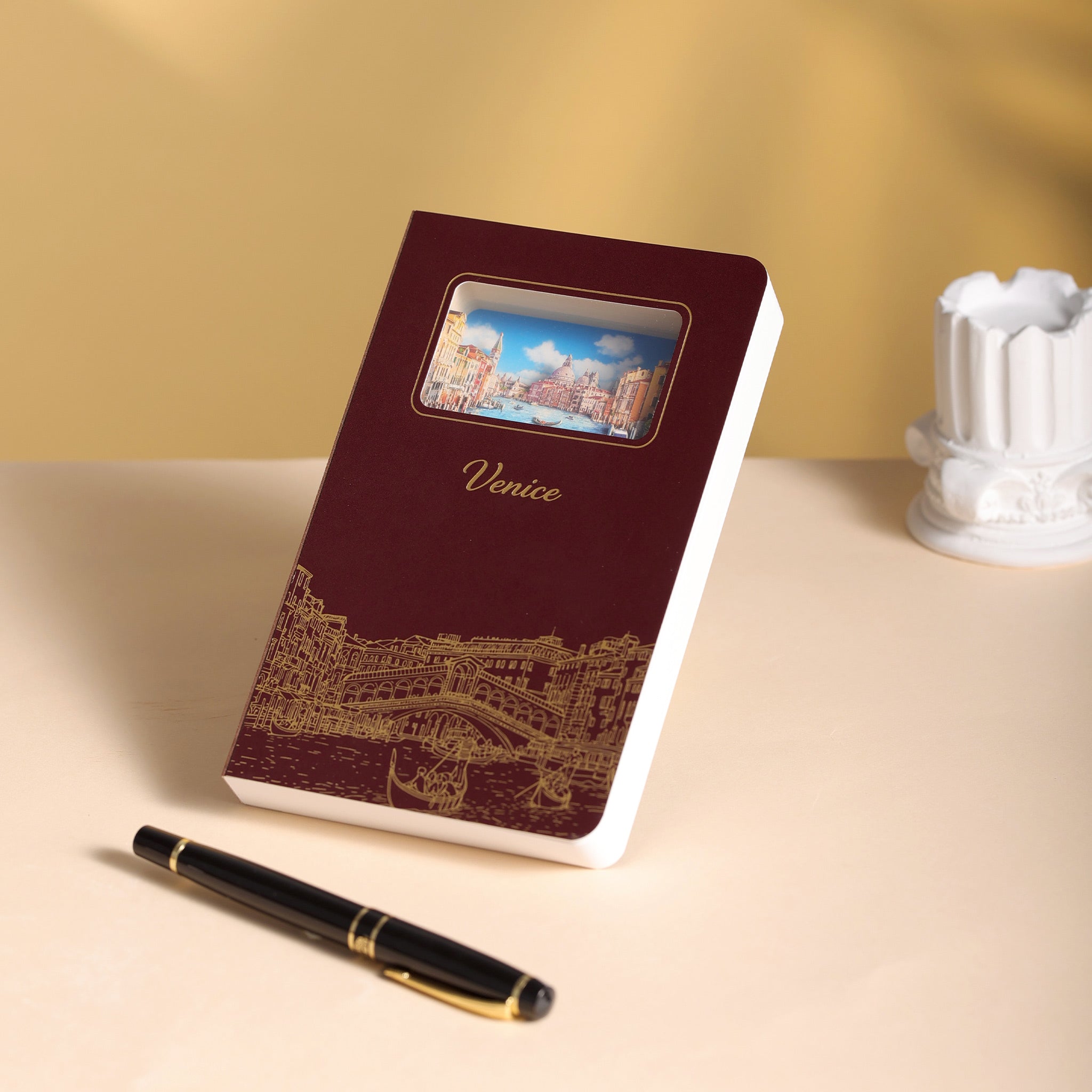 Venice 3D Paper Art Notebook – Travel Journal & Gift