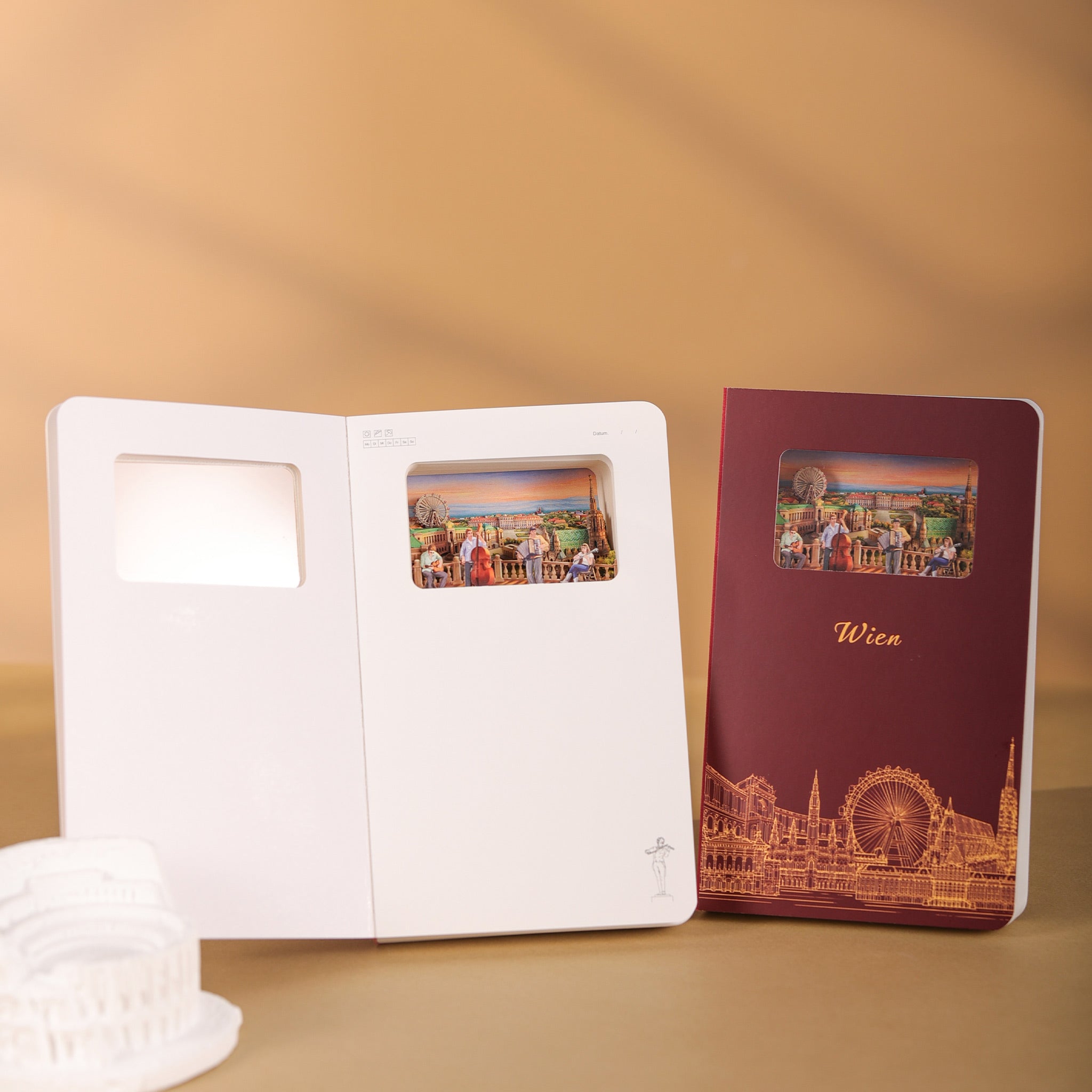 Vienna 3D Paper Art Notebook – Travel Journal & Gift