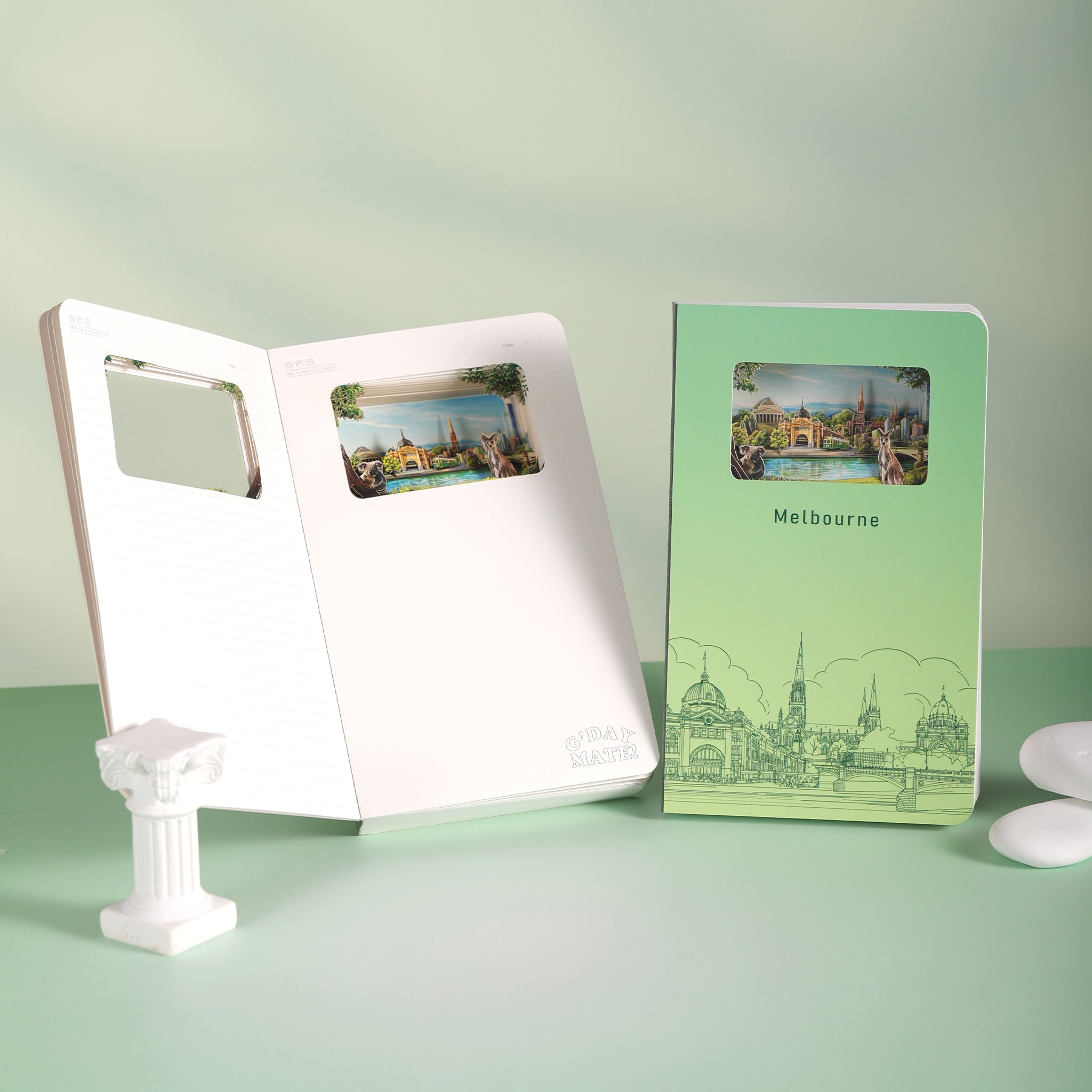 Melbourne 3D Paper Art Notebook