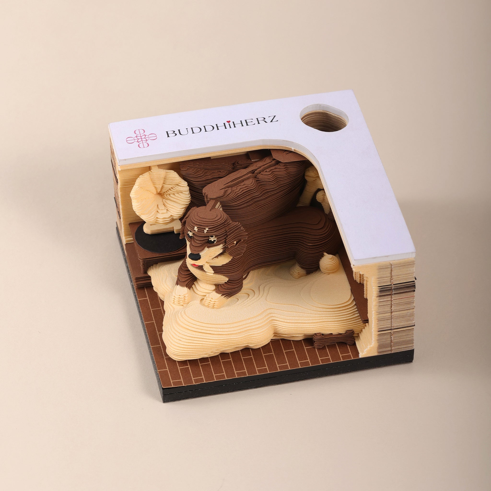 3D Notepad Dackshund