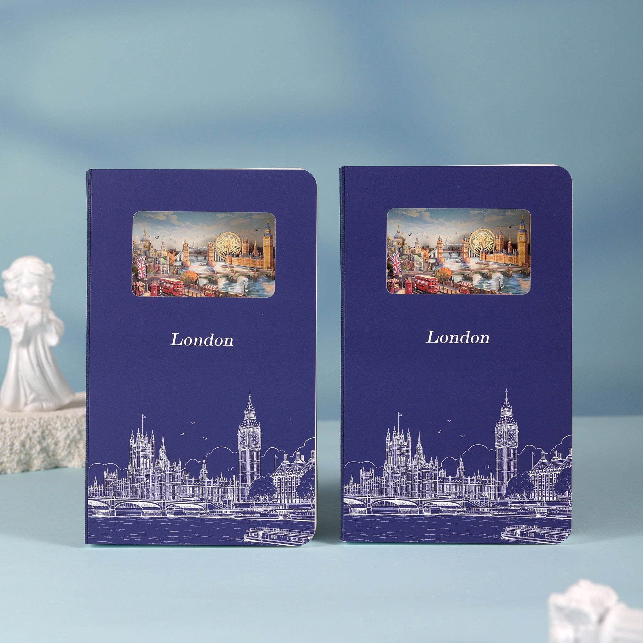 London 3D Paper Art Notebook – Travel Journal & Gift
