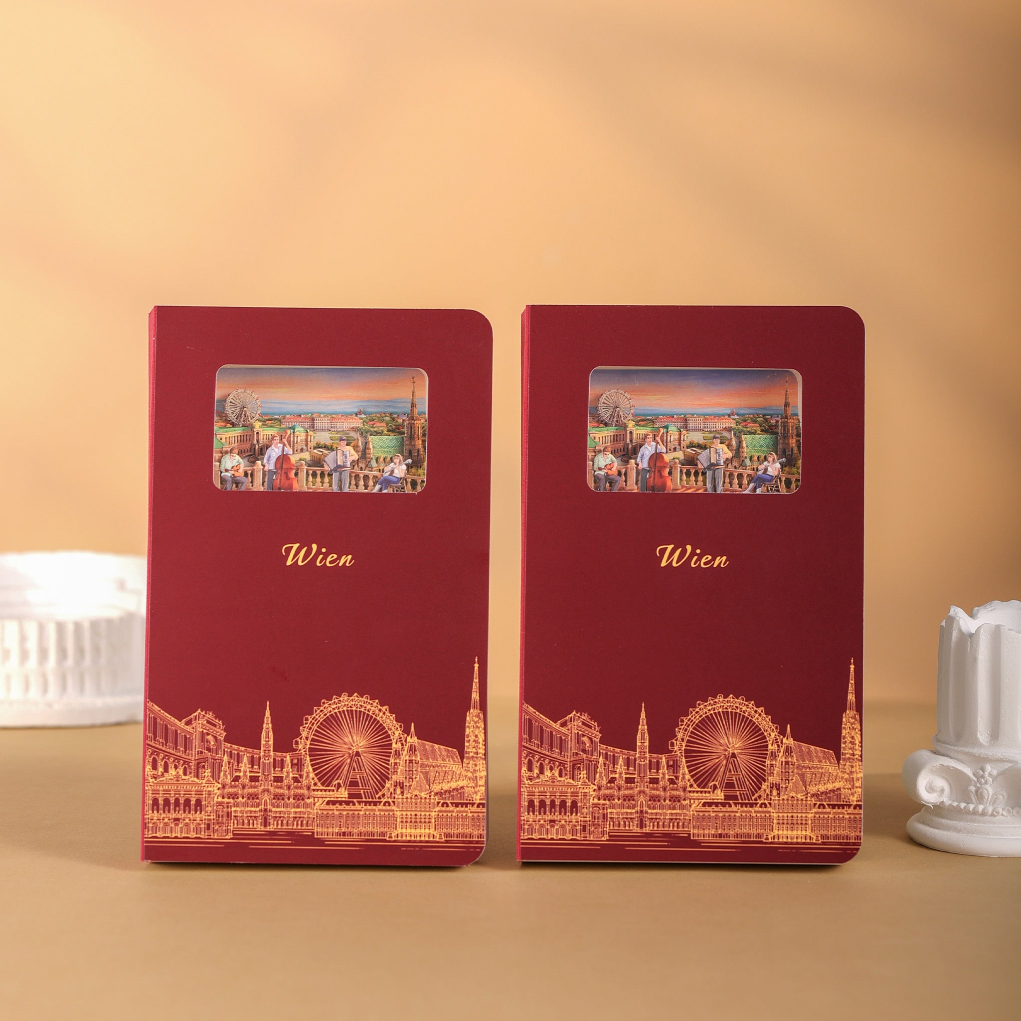Vienna 3D Paper Art Notebook – Travel Journal & Gift