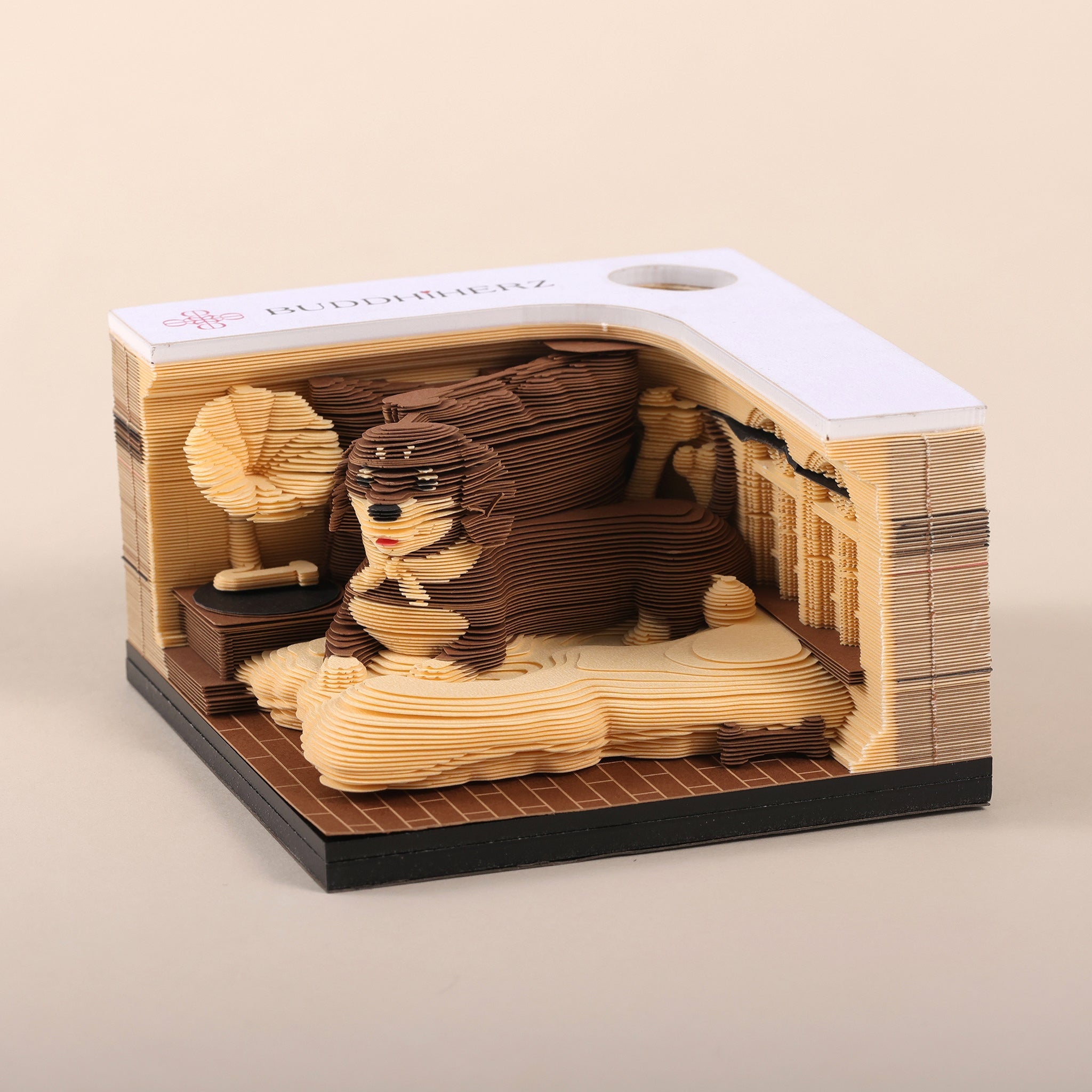 3D Notepad Dackshund