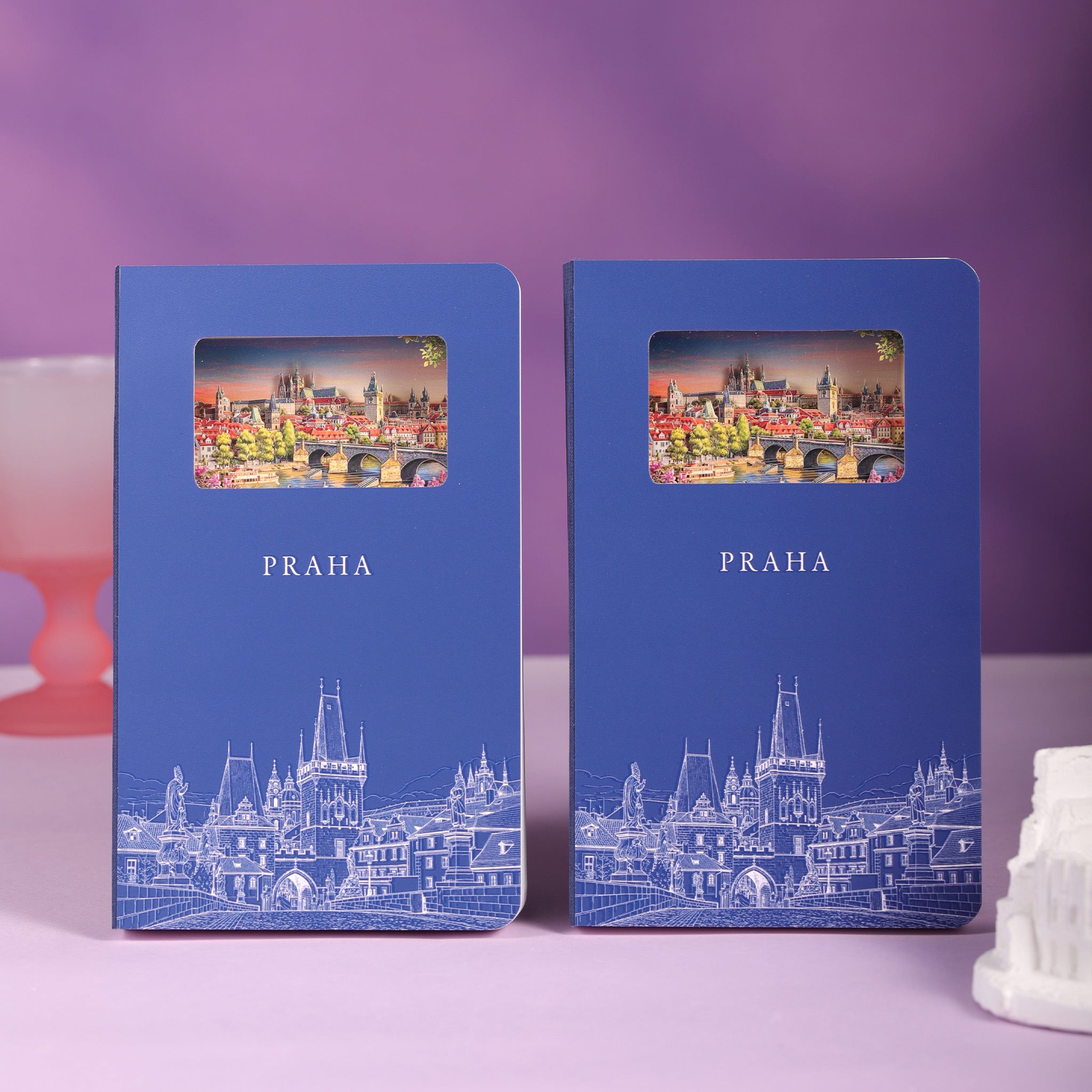 Prague 3D Paper Art Notebook