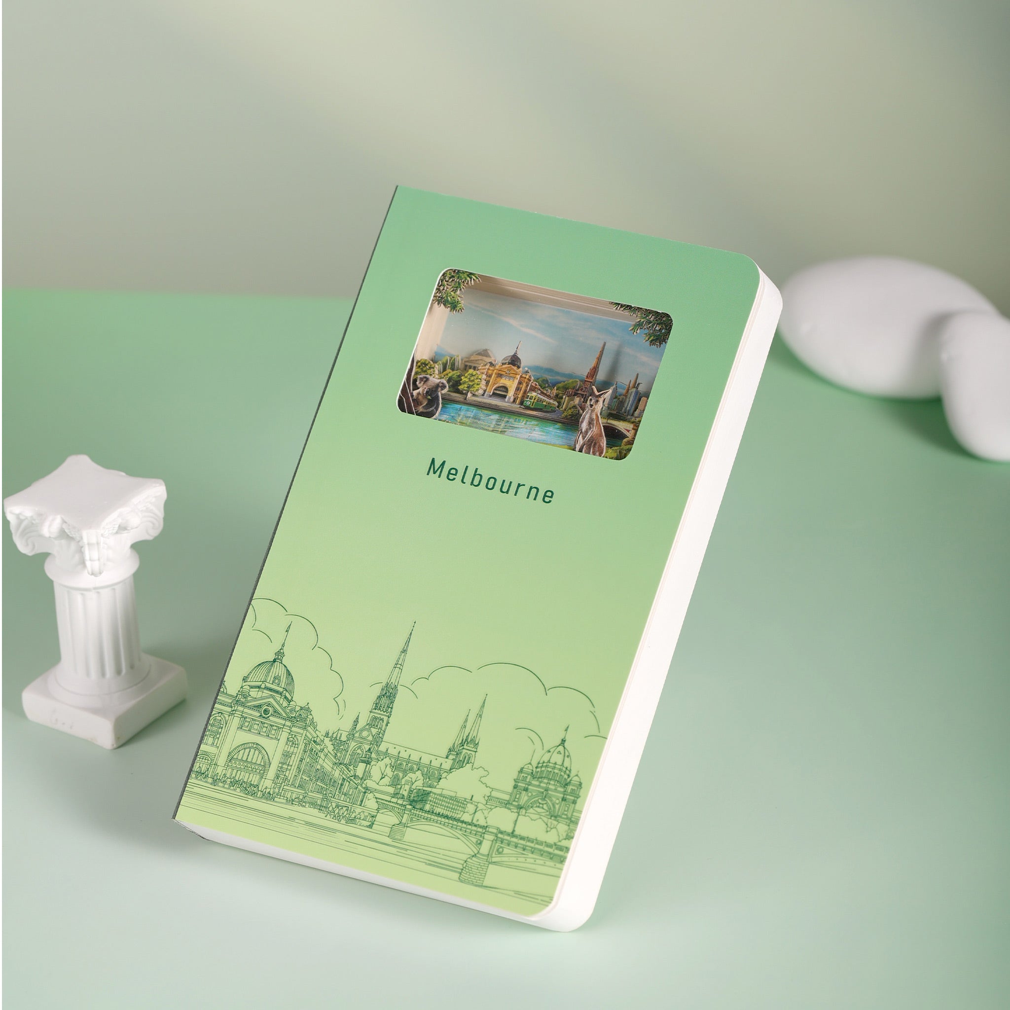 Melbourne 3D Paper Art Notebook