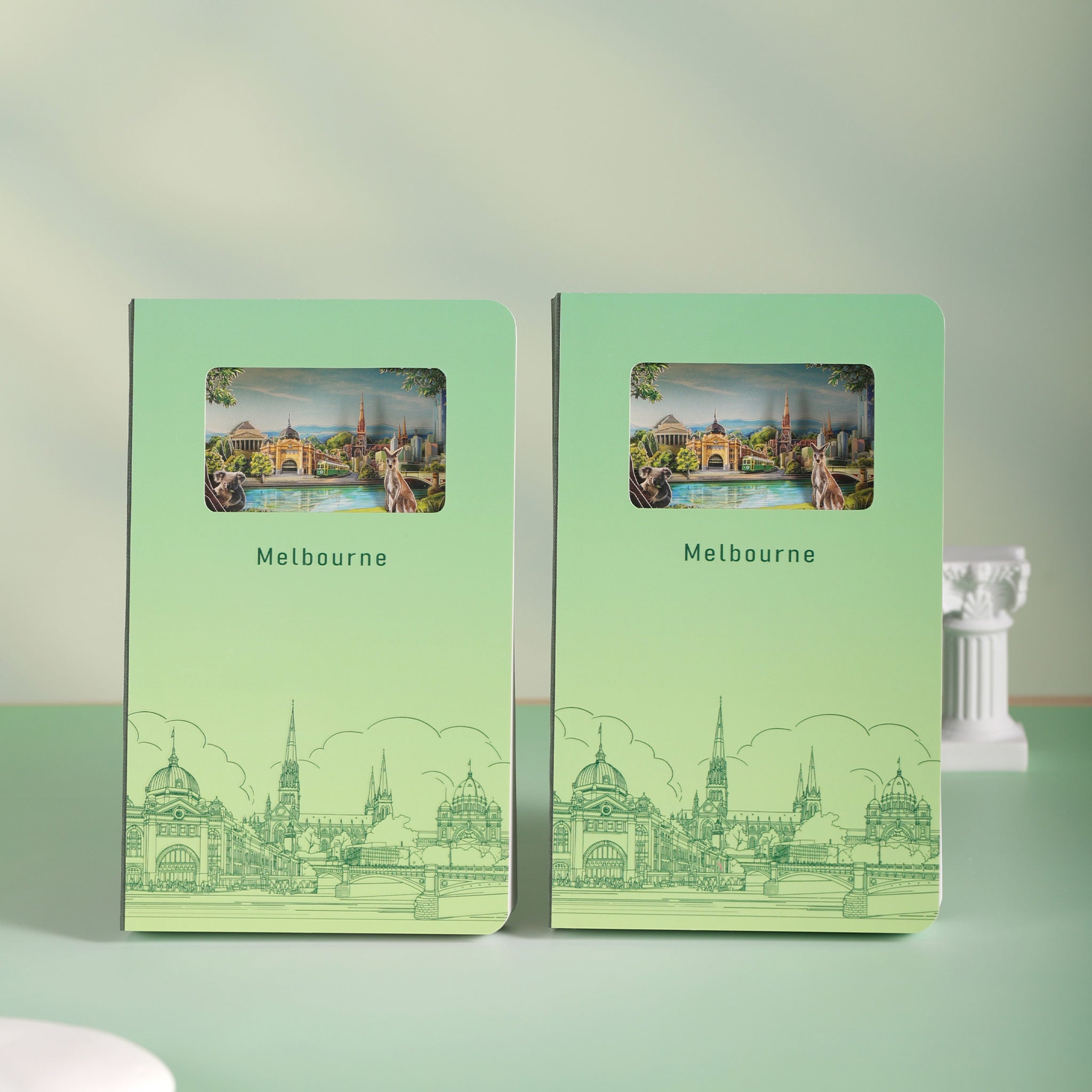 Melbourne 3D Paper Art Notebook